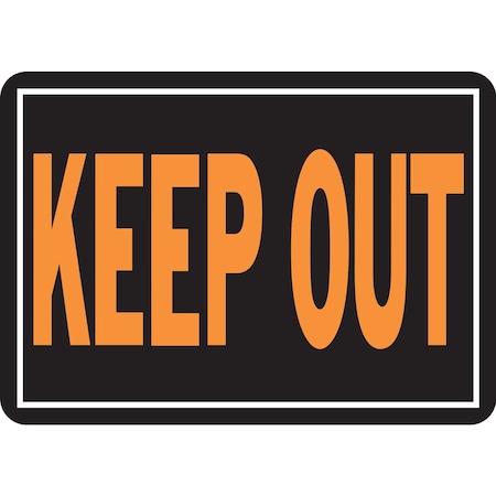 Hy-Ko Keep Out Sign 9.25" x 14", 12PK A00807